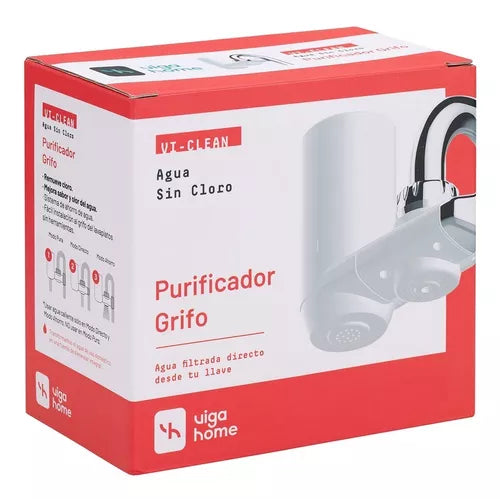 Purificador De Grifo - Agua Sin Cloro - Vigahome Color Blanco