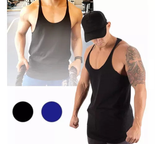 Polera Musculosa Musculosa Tank Para Hombre Gym Life