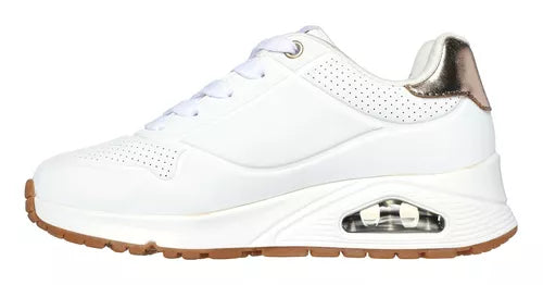 Zapatilla Skechers Uno Gen1 Blanco Niña