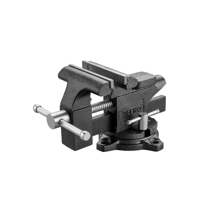 Tornillo Prensad de Banco De Acero Tipo Europeo Giratorio De 4.5 In