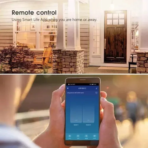 Intereruptor Inteligente Wifi Sin Cable Neutro 1, 2 o 3 Canales