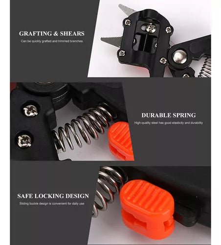 Kit De Podadoras Para Injertos De Jardín Con Cuchillas