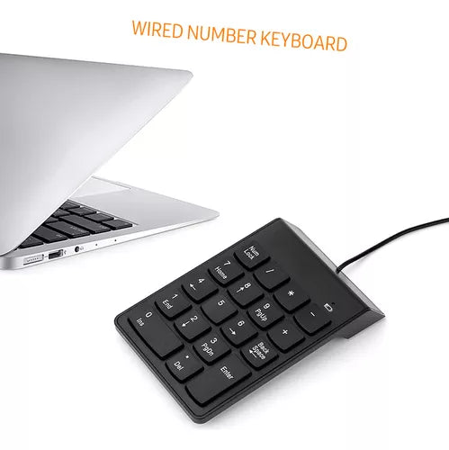 Teclado Numérico Usb Con Cable 18 Teclas Mini Para iMac/mac