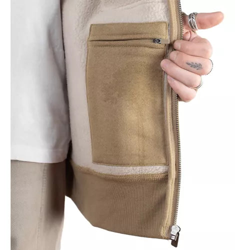 Polerón Capucha Y Cierre Ykk® Interior Polar Sherpa Puelo Lenga®