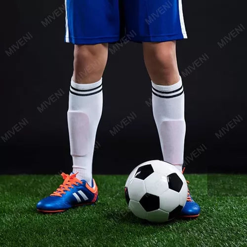 6 Piezas Niño Deportes Futbol Soccer Calcetas +espinillera