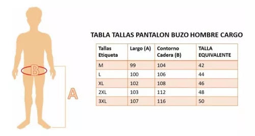 Pack 3 Pantalon Buzo Hombre Jogger