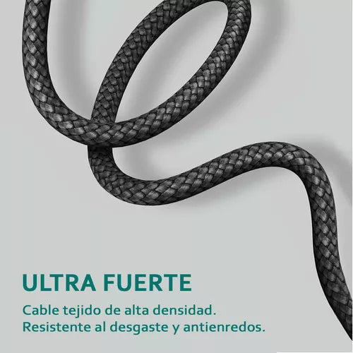 Cable De Carga Usb C A Usb C Pd 65w 2 Metros - Cofolk Color Gris