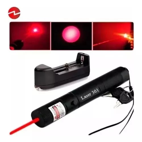 Puntero Laser Rojo Astronómico Batería 10.000 Mw + Llave
