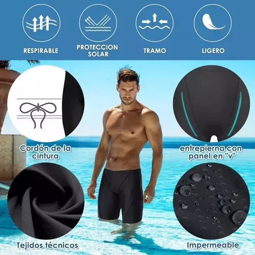 Conjunto De Traje De Baño Para Adultos 6 En 1 Para Hombres