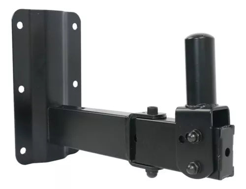 Soporte Parlante Para Muro Atornillable Capacidad 80kg Negro