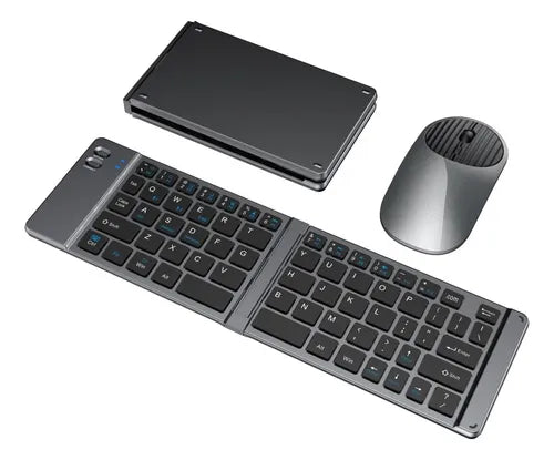 Teclado Y Mouse Inalámbrico Plegable, 2.4 Ghz Mini Teclado