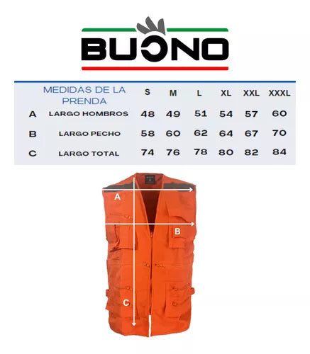 Chaleco Geólogo Gabardina Con Reflectantes