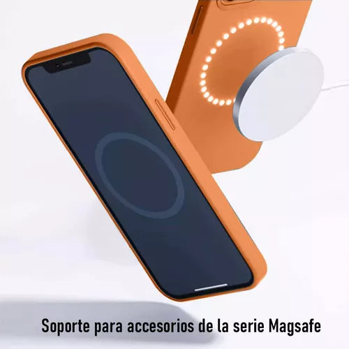 Carcasa Magnética Para iPhone Compatible Con Magsafe Cuero