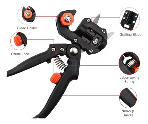 Kit De Podadoras Para Injertos De Jardín Con Cuchillas