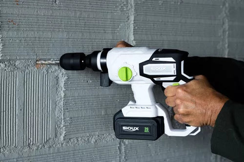 Rotomartillo Sds Industrial Brushless 2j 1bat 20v 4ah Sioux 60hz