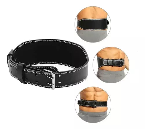 Cinturon De Cuero Generico Faja Para Gimnasio De Fitness