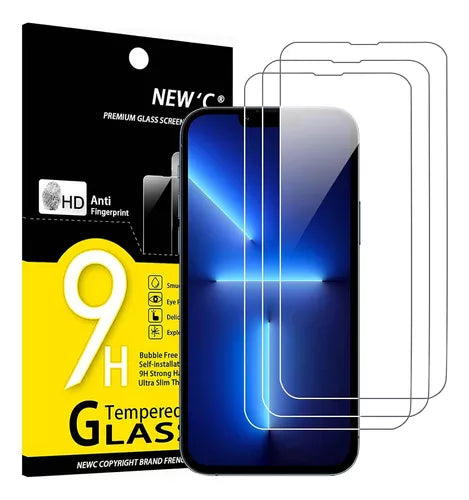 Pack 3 Láminas Mica De Vidrio Protector Pantalla Para iPhone