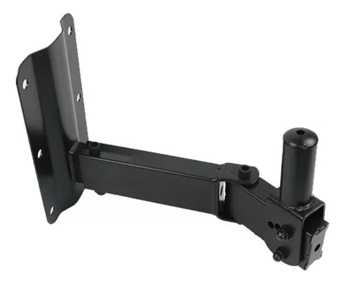Soporte Parlante Para Muro Atornillable Capacidad 80kg Negro