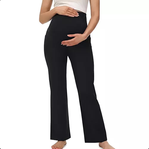 Pantalones De Maternidad De Cintura Alta / Ropa Maternal