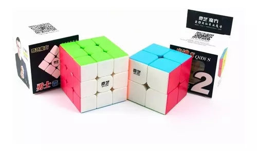 Pack 2 Cubos Tipo De Qiyi 2x2, 3x3