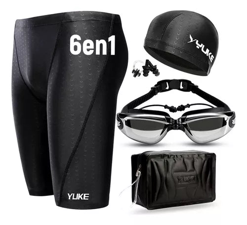 Conjunto De Traje De Baño Para Adultos 6 En 1 Para Hombres