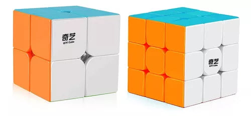 Pack 2 Cubos Tipo De Qiyi 2x2, 3x3