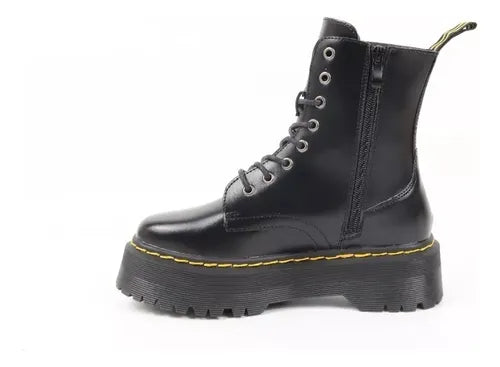 Botas de ecocuero con plataforma alta para Mujer