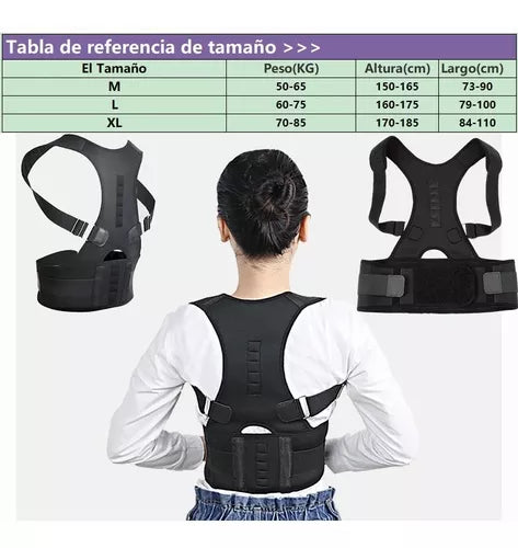 Faja Corrector De Postura Unisex Ayuda Lumbar
