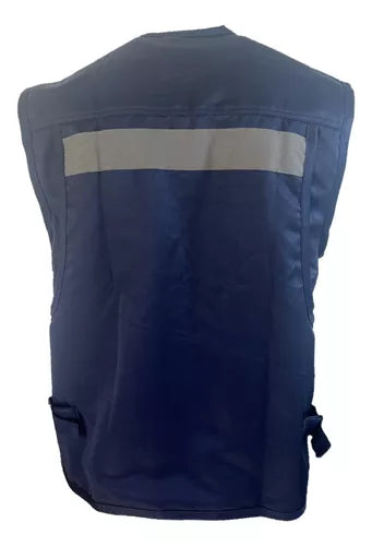 Chaleco Geólogo Gabardina Con Reflectantes