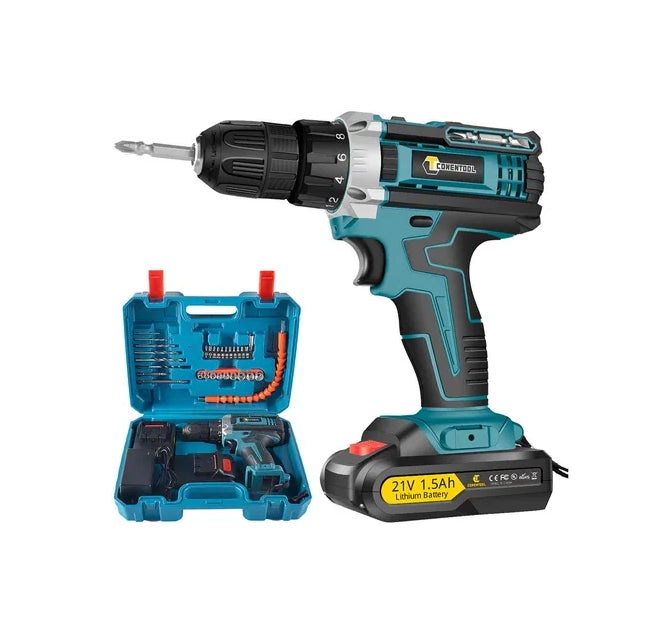 Taladro Eléctrico De Litio Connentool De Impacto 21v