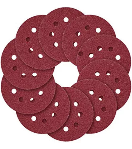 Lija Grano 240 Velcro Orbital 125 Mm 5 Pulgadas 10 Unidades