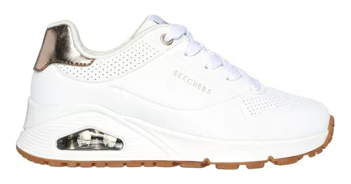 Zapatilla Skechers Uno Gen1 Blanco Niña
