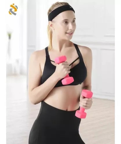 Mancuernas Hexagonal De Neopreno 1kg (par)