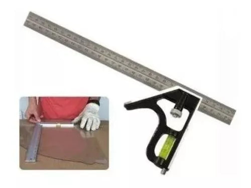 Escuadra Ajustable C/ Nivel Buscador De Ángulos 12 Pulgadas 4.2 Calificación 4.2 de 5. 13 opiniones. (13)