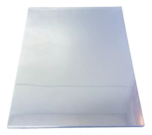 Mica Pvc Lisa Tamaño Oficio Para Encuadernar Packs 100 Unidades