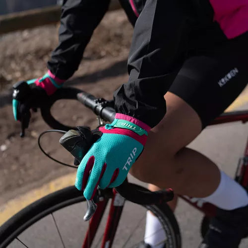 Guantes Largos Trip Blue/pink XS