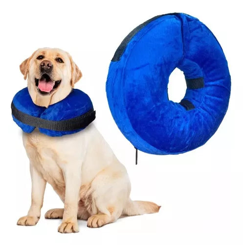 Collar Inflable Anti-mordidas Elizabeth Para Perros Y Gatos