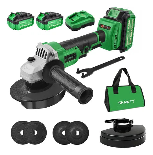 Esmeriladora Angular Inalámbrica Sin Carbones C/2 Baterías 20v 4.0ah