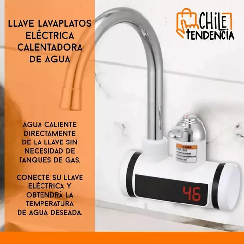 Llave Eléctrica Lavaplatos Calentadora Cocina Agua Caliente