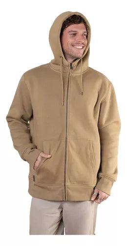 Polerón Capucha Y Cierre Ykk® Interior Polar Sherpa Puelo Lenga®