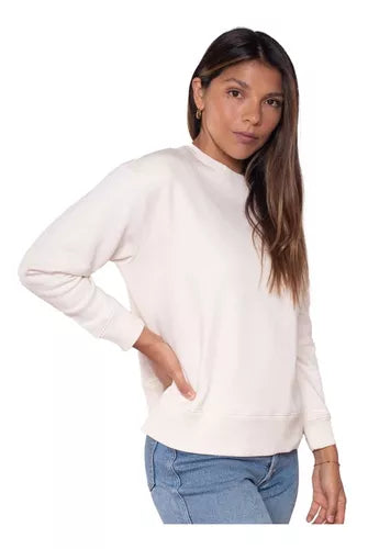 Polerón Cuello Redondo Rayen De Mujer Lenga Sustentable