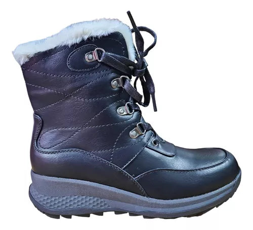 Botín Mujer Estilo Casual Black