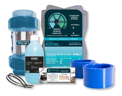 Ionizador Para Piscina Y Spa Econizer Eco 100 L Hasta 100 M3