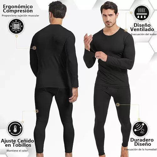 Conjunto De Ropa Térmica De Playera Y Pantalón For Hombre