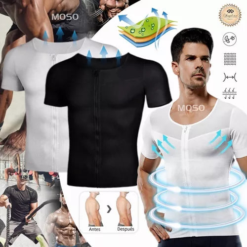 Camiseta De Hombre Que Forma Una Camisa Estereotipada Negra