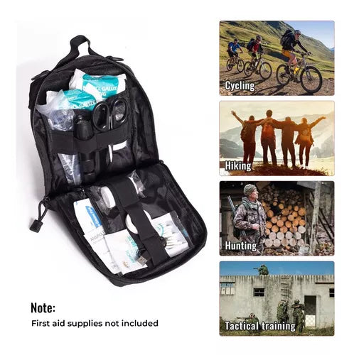 Pouch Tactico Botiquín De Primeros Auxilios Para Exteriores