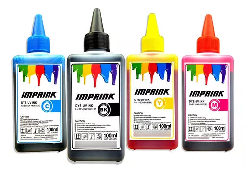 Pack 400ml Tinta Dye Uv Para Epson L121 L3210 L3250 L4260