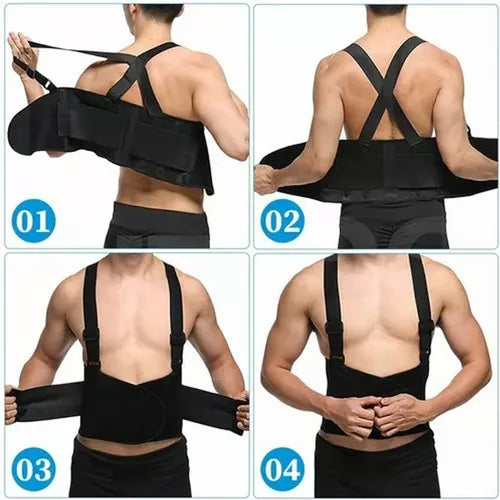 Faja Lumbar Alivia Dolor De Espalda Protección De Cintura