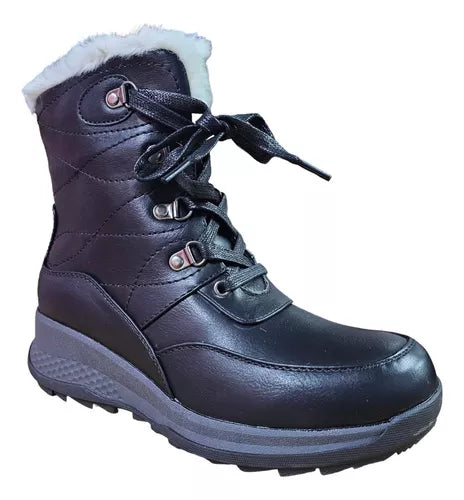 Botín Mujer Estilo Casual Black