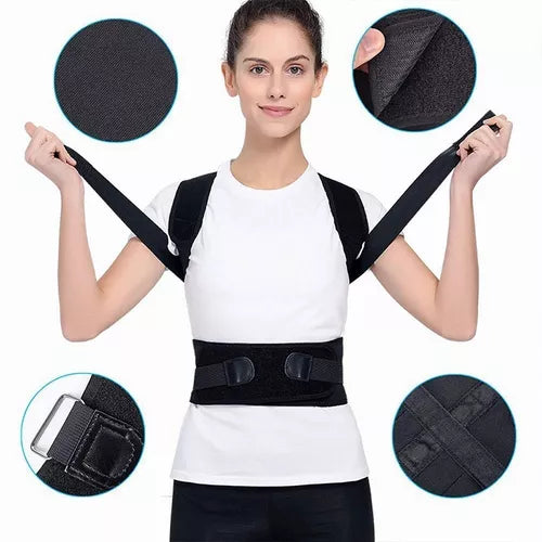 Faja Corrector De Postura Unisex Ayuda Lumbar